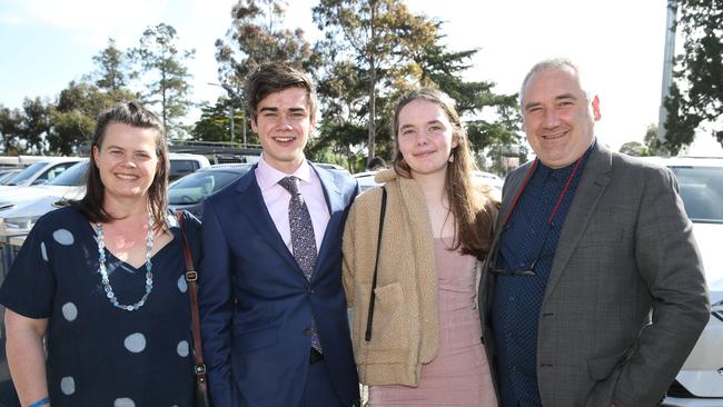 St Joseph’s College 2021 graduation ceremony. Picture: Mike Dugdale