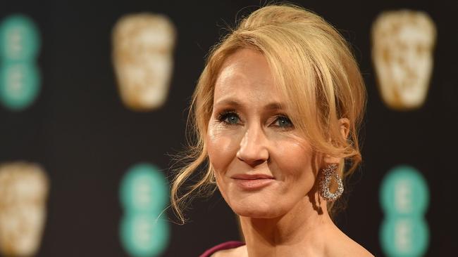 Wealth and fame for writing the beloved Harry Potter series couldn’t prevent British author J. K. Rowling from criticism for her views on gender issues. Picture: AFP