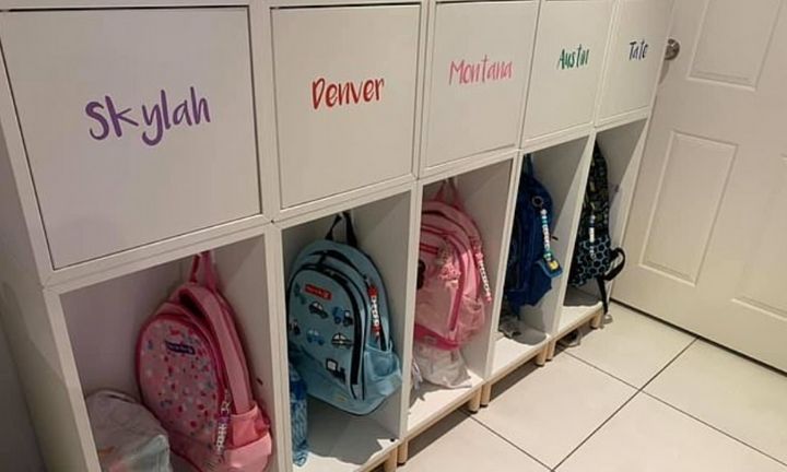 School discount bag storage