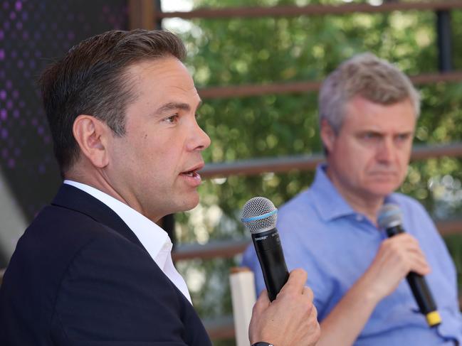 Cannes Lions Festival 2019. Lachlan Murdoch, CEO and Chairman of Fox in conversation with Mark Read, CEO of WPP. Picture: Ella Pellegrini