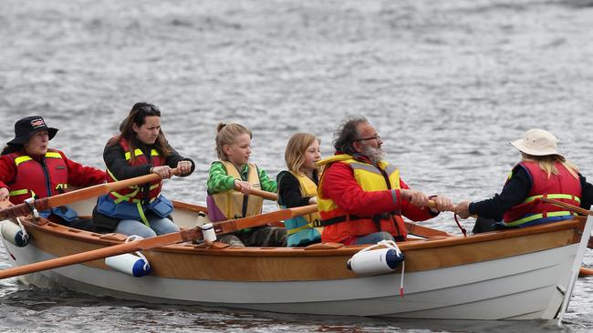 Enjoying the day at the Seafarers Festival at the Bellerive Boardwalk. Picture: MATT THOMPSON