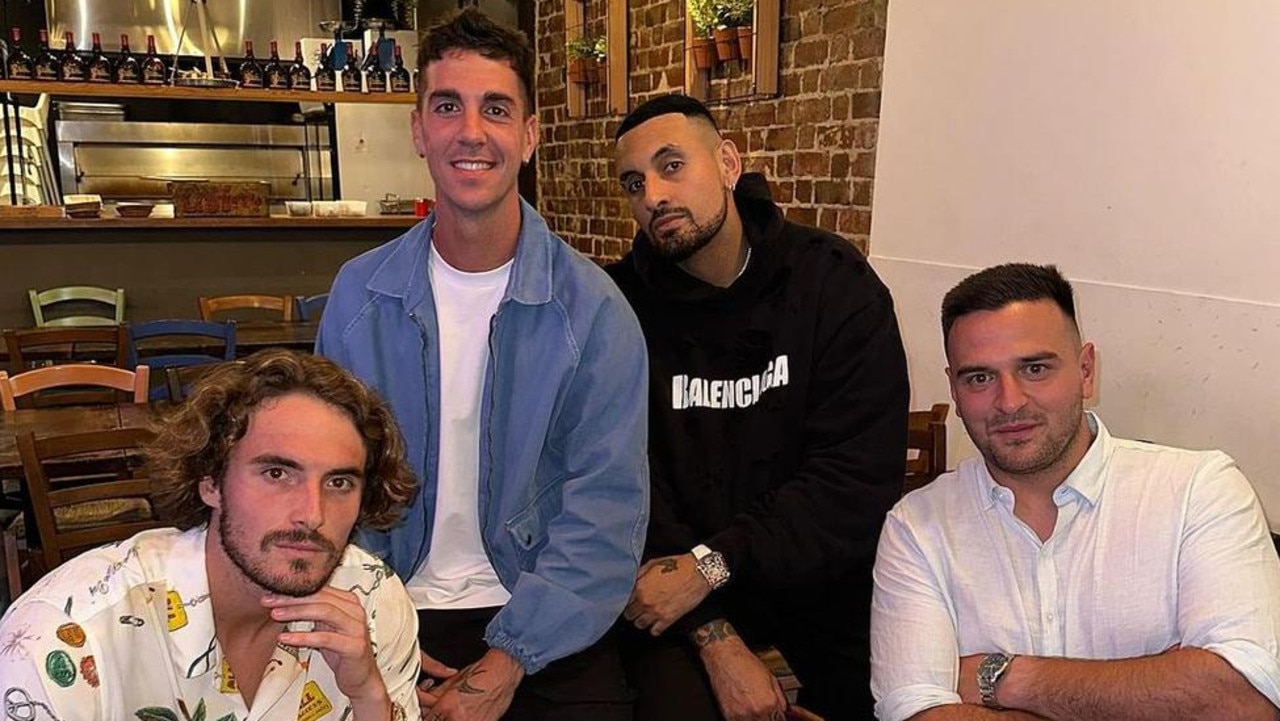 Kyrgios and co. Picture: Instagram