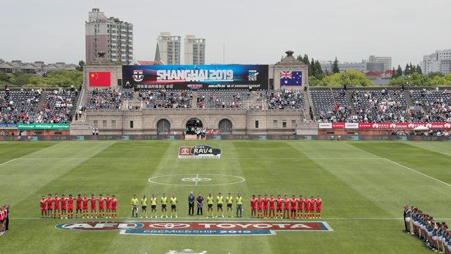 An announcement the China game will be shifted from Shanghai to Australia is expected shortly. Picture: Michael Willson/AFL Photos