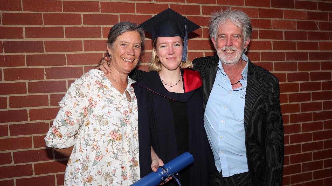 Kate Long, Molly Ayers and Simeon Ayers. Picture: Alan Barber