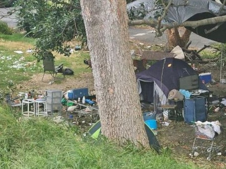 Woody Point - Moreton Bay locals are outraged that the park has been trashed.