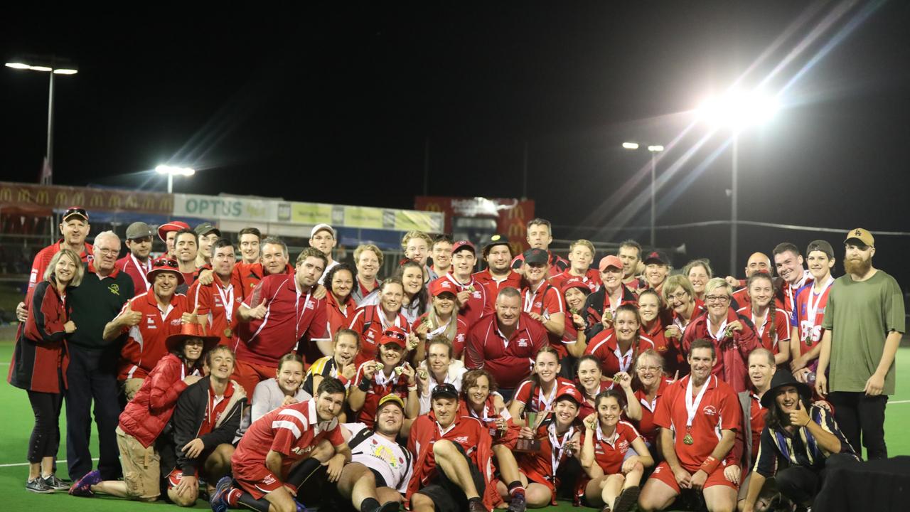 Arsenal Hockey club after the 2019 grand final. Picture: Contributed.