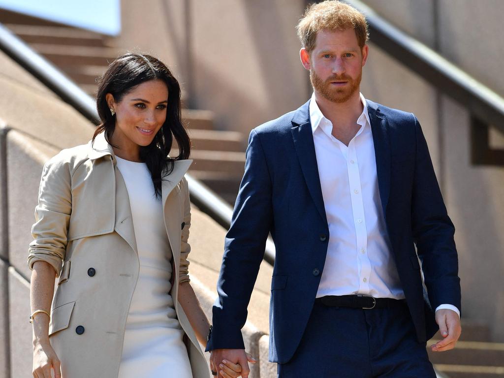 Meghan’s behaviour during the couple’s Australian tour was called into questions by now former royal aides. Picture: AFP