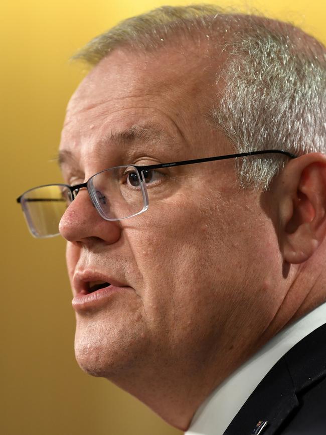 PM Scott Morrison. Picture: NCA NewsWire/Joel Carrett