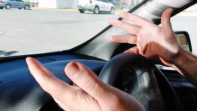 An Albury mum faced court after she keyed a man’s car during a road rage incident.