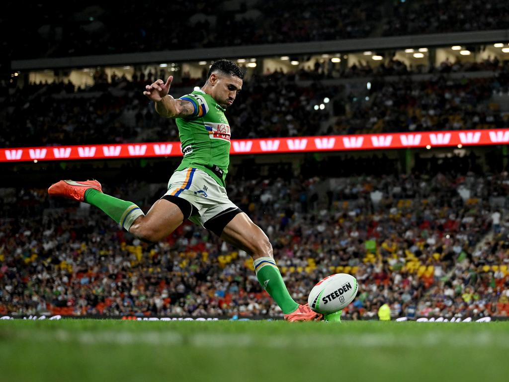 Jamal Fogarty kicked the winner. Picture: NRL Photos