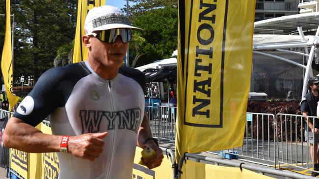 Athletes at the Sunshine Coast Ironman 70.3 2023.