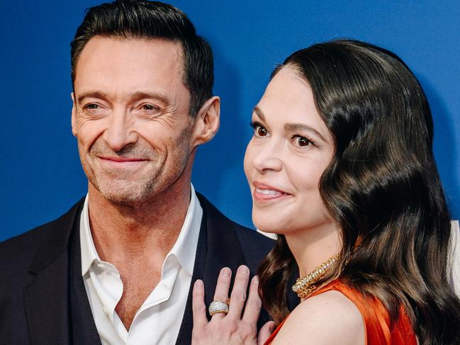 Hugh Jackman, Sutton Foster at "The Music Man" Broadway Opening held at the Winter Garden Theatre on February 10, 2022 (Photo by Nina Westervelt/Variety/Penske Media via Getty Images)