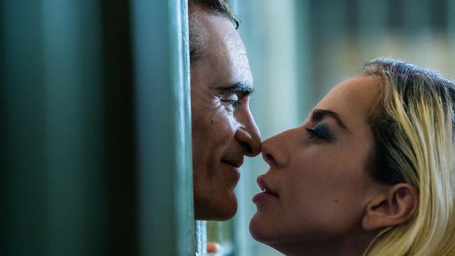 Joaquin Phoenix and Lady Gaga in Folie a Deux. Picture: Niko Tavernise.