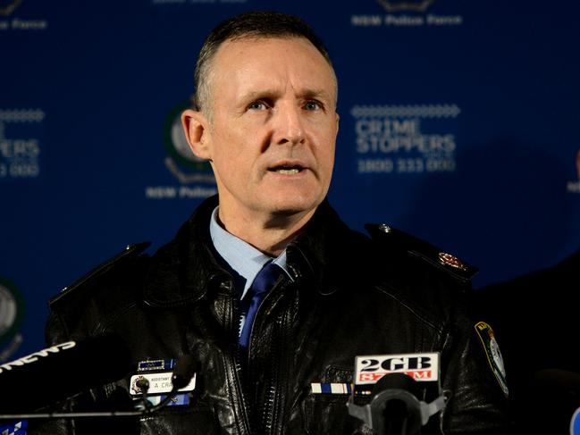 NSW Police Assistant Commissioner Tony Crandell. Picture: Jeremy Piper