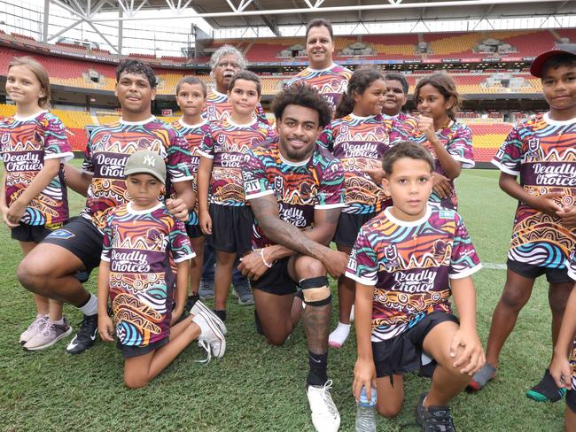 Ezra Mam is a proud Indigenous man. Picture: Steve Pohlner