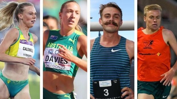 Some of the stars of the Australian world cross country selection trials.