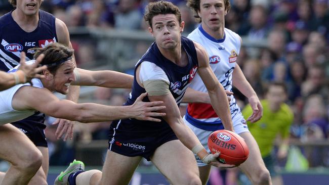 Lachie Neale had a standout season for Fremantle. Picture: Daniel Wilkins