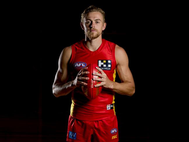 Gold Coast Suns AFL team photo day. Player, Hugh Greenwood. Picture: Jerad Williams