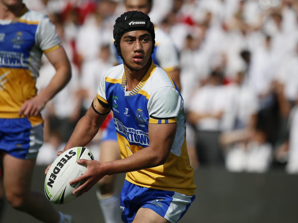 Jasais Ah Kee Peter Mulholland Cup grand final Patrician Brothers Blacktown v Endeavour Sports High. Wednesday, August 28 Campbelltown Stadium Picture: Warren Gannon Photography