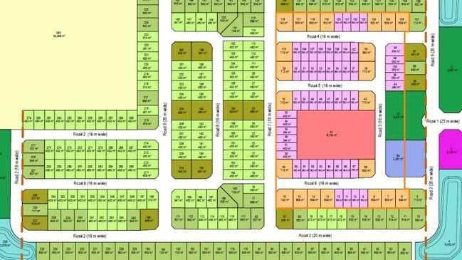 Planning for the 290 lot subdivision proposal.