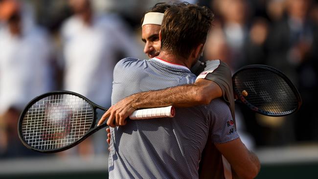 Stan Wawrinka pushed a relieved Roger Federer to the brink.