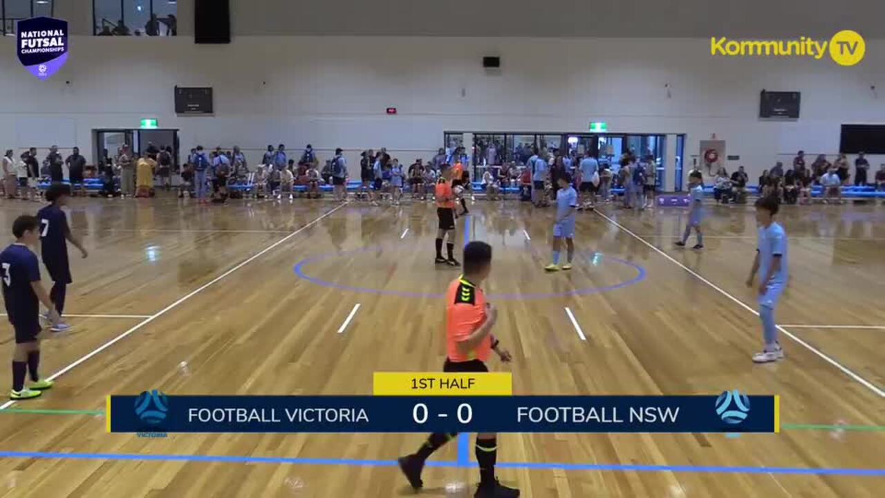 Replay: Football Victoria v Football NSW Thunder (U16 Boys)—2025 National Futsal Championships Day 3