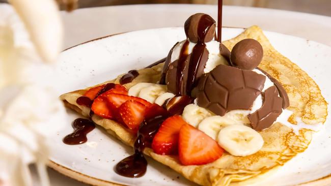 Creperie Suzette’s Easter crepes certainly get the mouth watering. Picture: Supplied