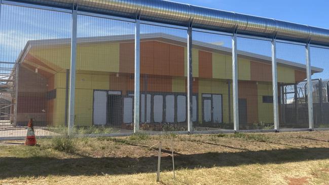 A Finke buggy struck the fence at the Alice Springs Youth Detention Centre.