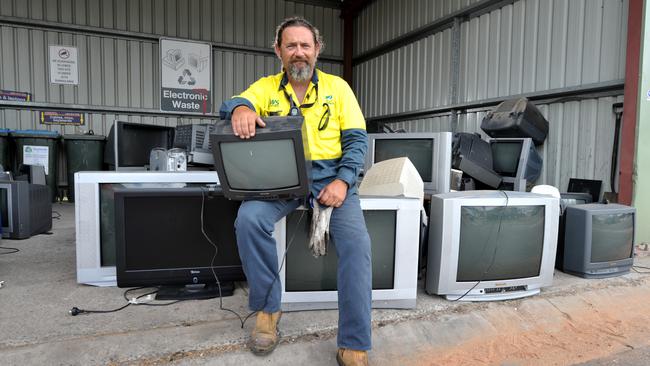 Paul Schonhagen at the Riverview Recycling and Refuse Centre.