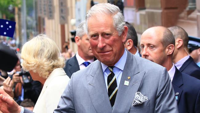 Charles and Camilla in Sydney in 2015. Picture: Adam Taylor