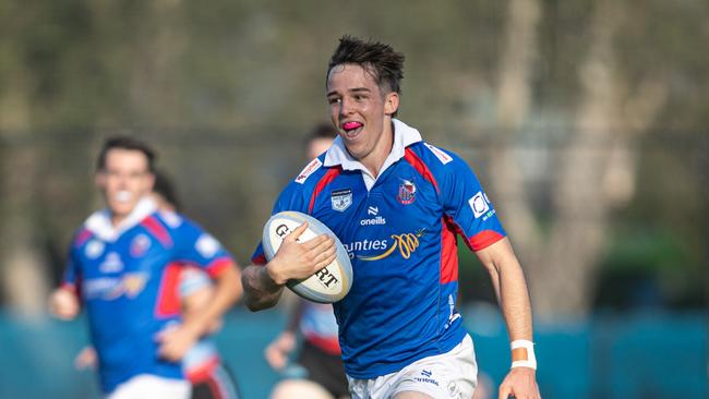 Manly player: Brody McLaren scoring against Souths: