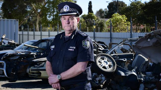 Traffic Services Branch officer-in-charge Superintendent Bob Gray. Picture: Bianca De Marchi