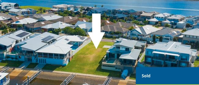 The sale tops the previous record for a residential block at 78 Commodore Cres, Port Macquarie. Pic Supplied