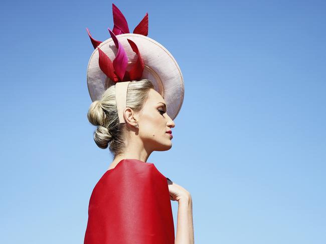 Racegoers arrive on Melbourne Cup Day at Flemington Racecourse on November 3, 2015 in Melbourne, Australia. Picture:Photo by Ryan Pierse/Getty Images for the VRC