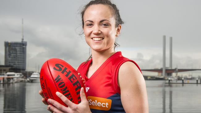 Daisy Pearce will be one of the faces of the Women’s AFL League that starts in 2017. Picture: Eugene Hyland