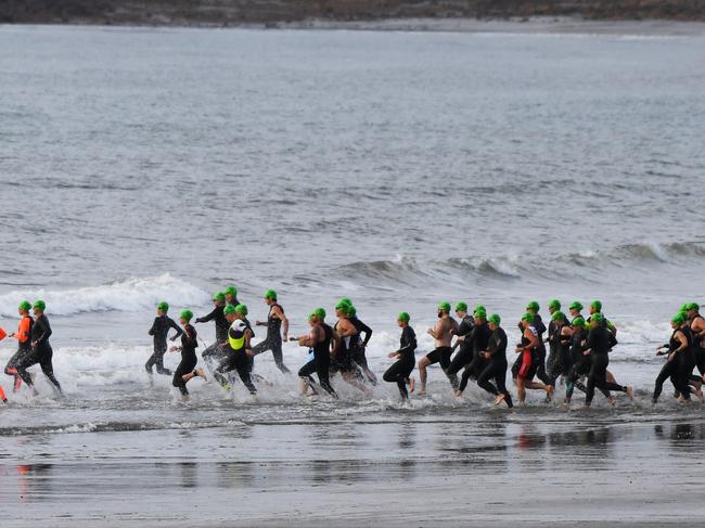 Yeppoon Triathlon Festival:  Sprint Distance start.