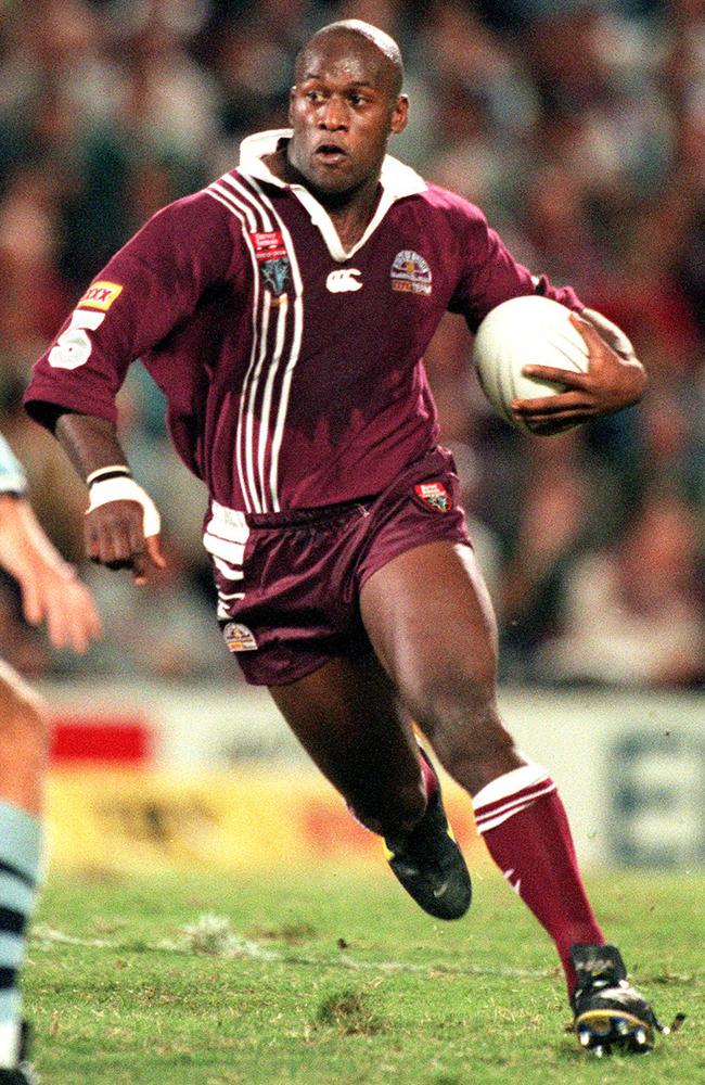 Wendell Sailor in game two of the 1998 State of Origin series.