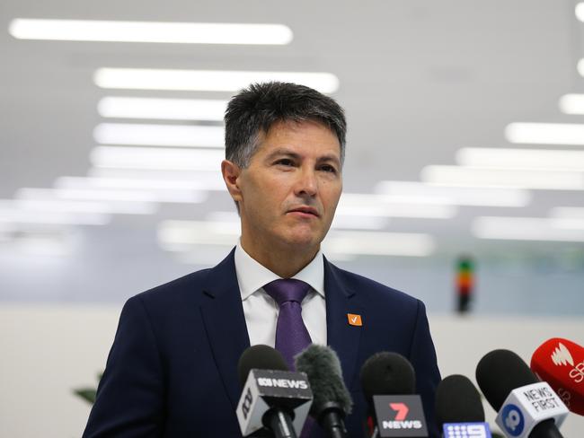 Minister for Customer Service and Digital Government Victor Dominello managed to squeeze in a US business trip to San Francisco before announcing he would quit politics. Picture Gaye Gerard