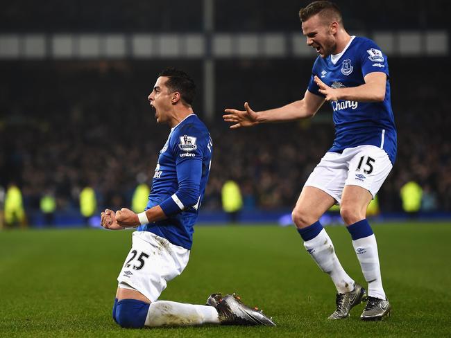 Ramiro Funes Mori gave Everton the lead.