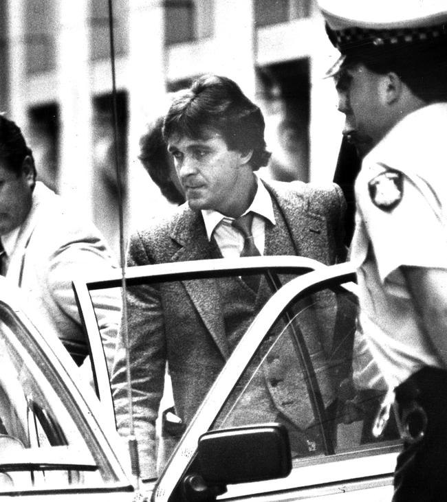 Flannery was acquitted in 1974 for an armed robbery on a David Jones store in Perth.