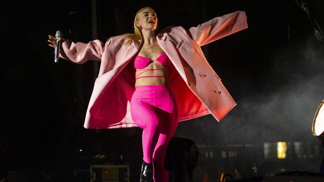 New Zealand pop singer-songwriter Lorde performs in Las Vegas on September 17, 2022 ahead of her Australian tour next year. Picture: Chase Stevens/Las Vegas Review-Journal