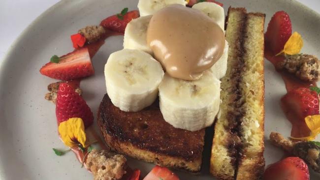 Yes, that is a Nutella French toast sanga. Picture: Gemelli Cafe, Facebook.