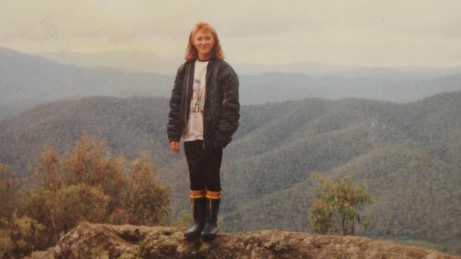 Prue on top of the world near Yarck in northeast Victoria. Picture: Supplied