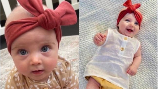 Five-month-old Mia died after sustaining critical head injuries. Picture: Go Fund Me