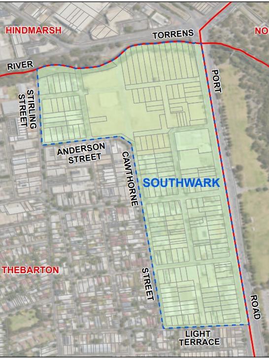 The newly defined suburb, spanning over 26 hectares, will incorporate the former West End Brewery site. Picture: Supplied