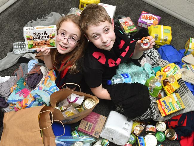 Stephanie and Hayden Rujak help the homeless.