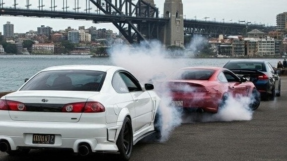 Residents believe the cars are attracted to McMahons Point partly due to the backdrop of Sydney Harbour.