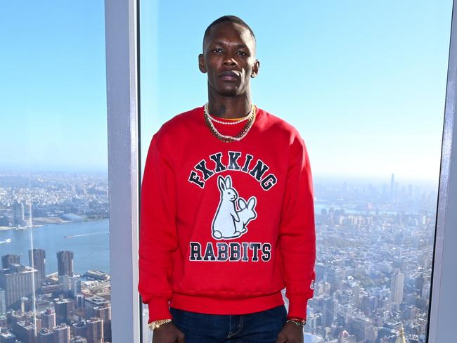 Israel Adesanya in New York’s Empire State Building.