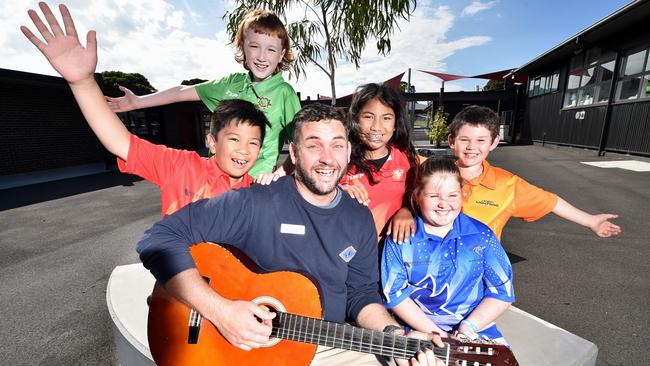 Luke McMaster, teacher at Mahogany Rise Primary School, wants to have a positive impact on the children he teaches. Picture: Nicki Connolly
