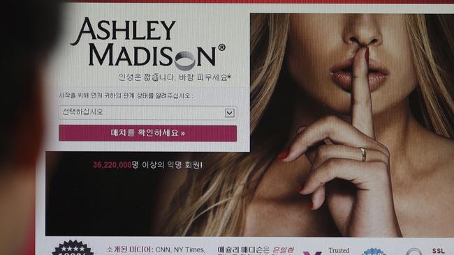 FILE - A June 10, 2015 photo from files showing Ashley Madison's Korean web site on a computer screen in Seoul, South Korea. Hackers claim to have leaked a massive database of users from Ashley Madison, a matchmaking website for cheating spouses. In a statement released Tuesday, Aug. 18, 2015, a group calling itself Impact Team said the site's owners had not bowed to their demands. "Now everyone gets to see their data," the statement said. (AP Photo/Lee Jin-man, File)